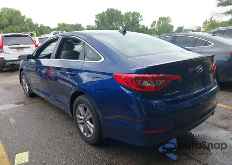 2017 Hyundai Sonata Se из США, поврежденный, VIN 5NPE24AF1HH551000